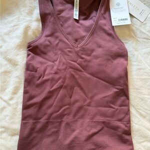 Athleta Women's aurora seamless Dusty Rose Tank Top
